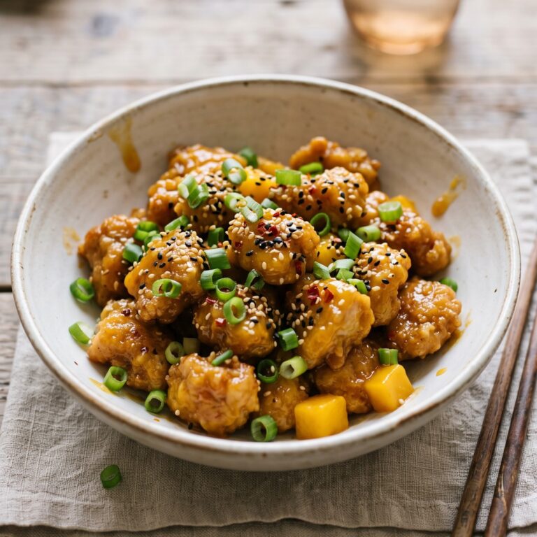 Asian Mango Glazed Chicken