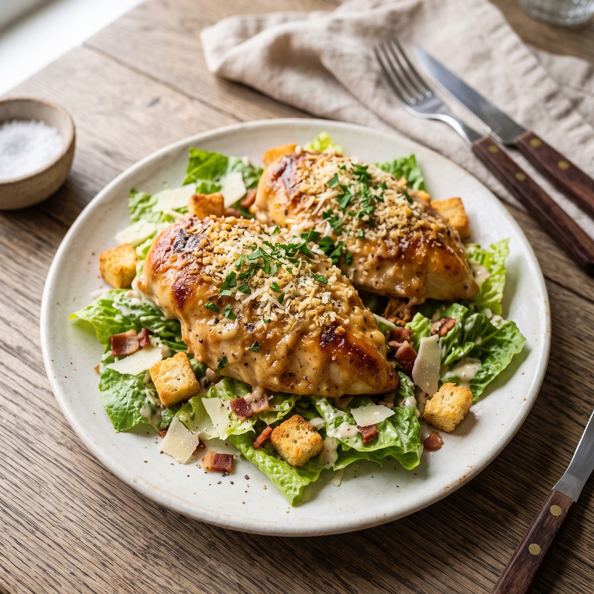 Baked Caesar Chicken