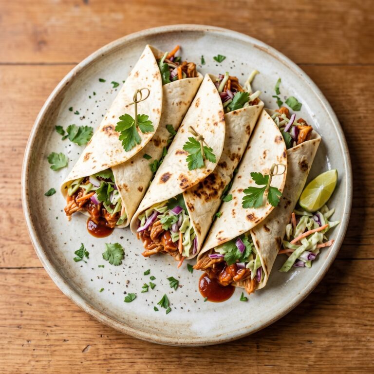 Bbq Chicken Coleslaw Wraps