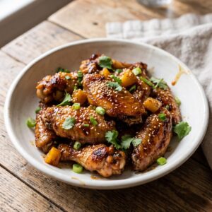 Brown Sugar Pineapple Chicken Wings