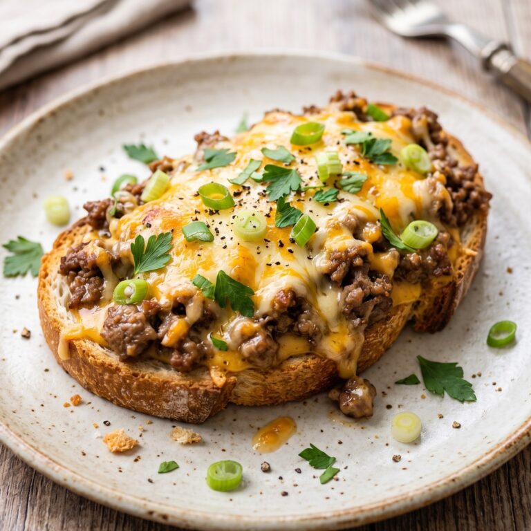 Cheesy Ground Beef Melt