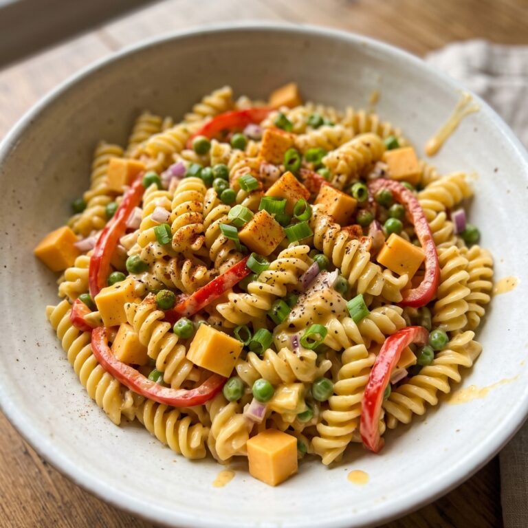 Creamy Cheddar Pasta Salad