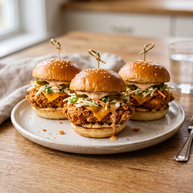 Crispy Fried Chicken Sliders