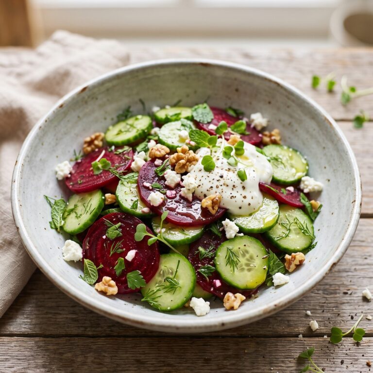 Cucumber Beetroot Salad