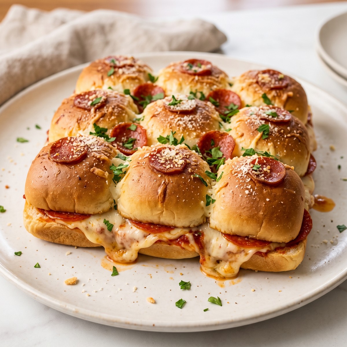 Easy Pizza Sliders