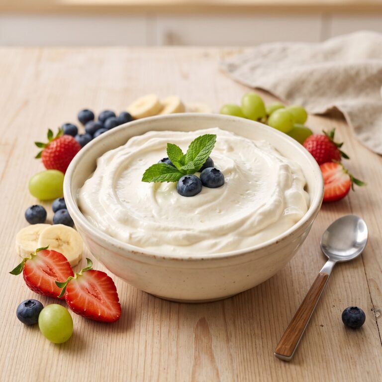 Marshmallow Cream Cheese Fruit Dip