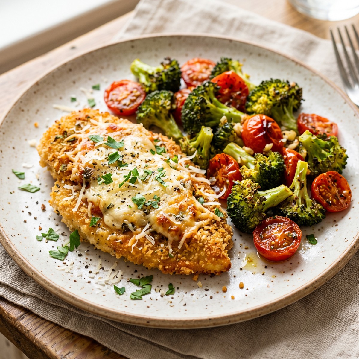 Parmesan Chicken Sheet Pan Dinner