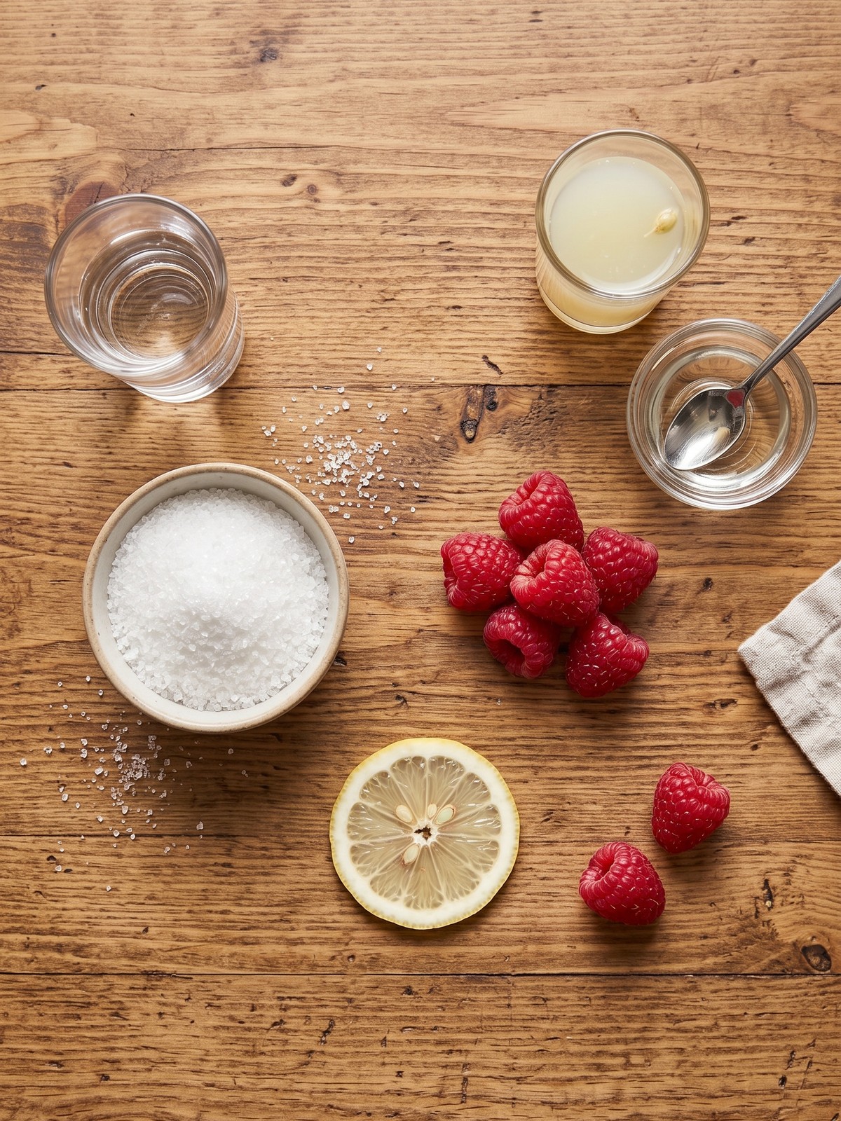 Raspberry Lemon Drop Martini in a chilled glass with a sugared rim and fresh raspberry garnish
