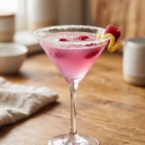 Raspberry Lemon Drop Martini