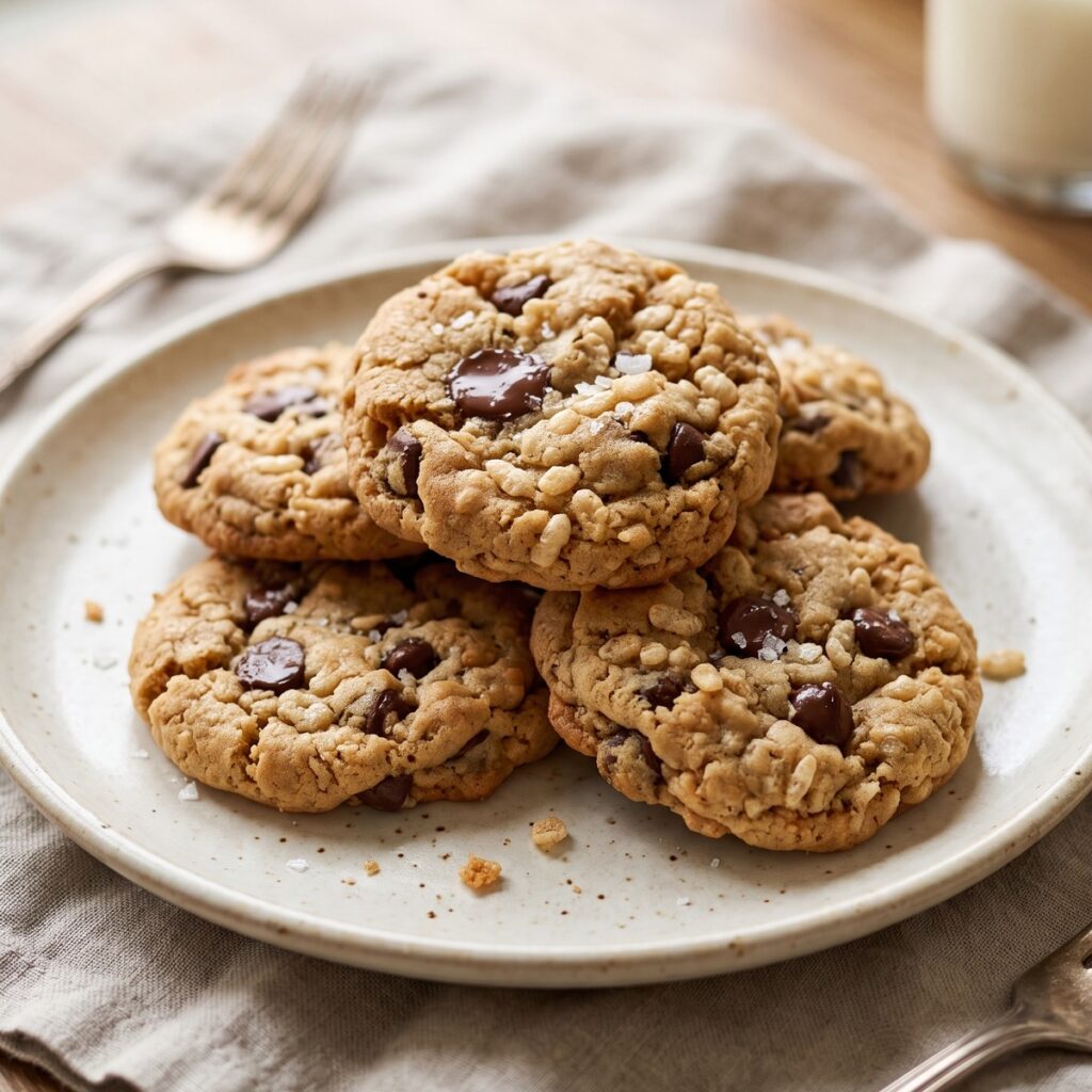 Rice Krispie Chocolate Chip Cookies
