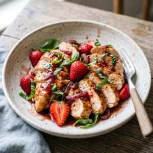 Strawberry Basil Chicken