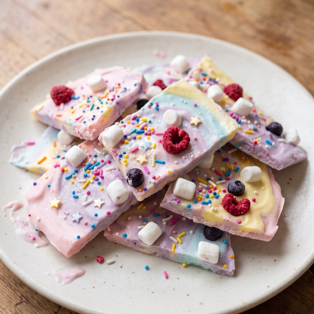 Unicorn Yogurt Bark
