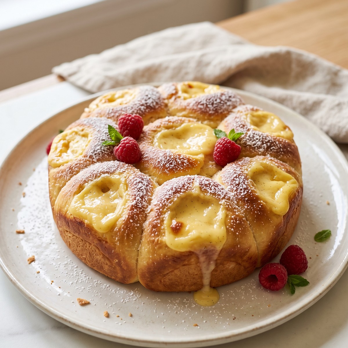 Vanilla Custard Brioche