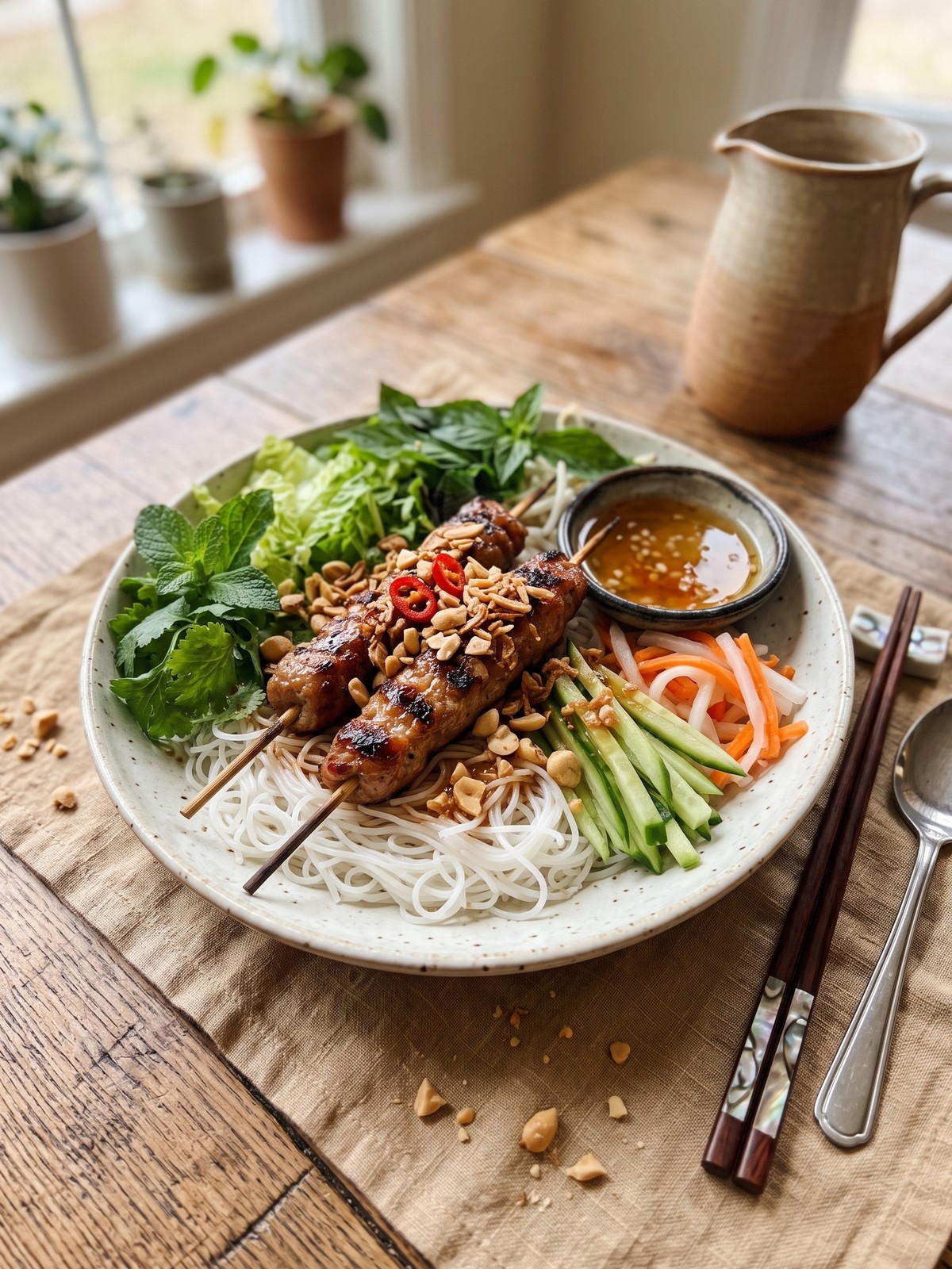Serving and variation ideas for Vietnamese noodle salad