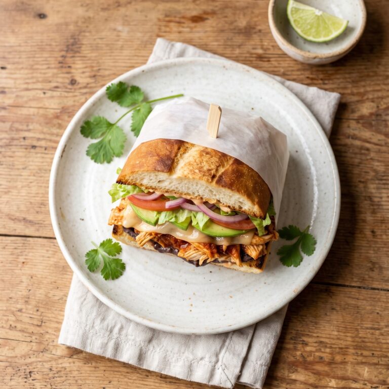 Chipotle Chicken Torta