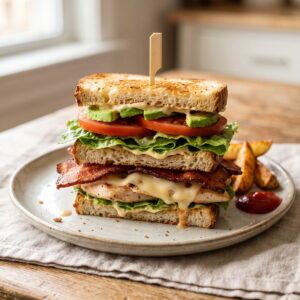 Loaded Chicken Club Sandwich