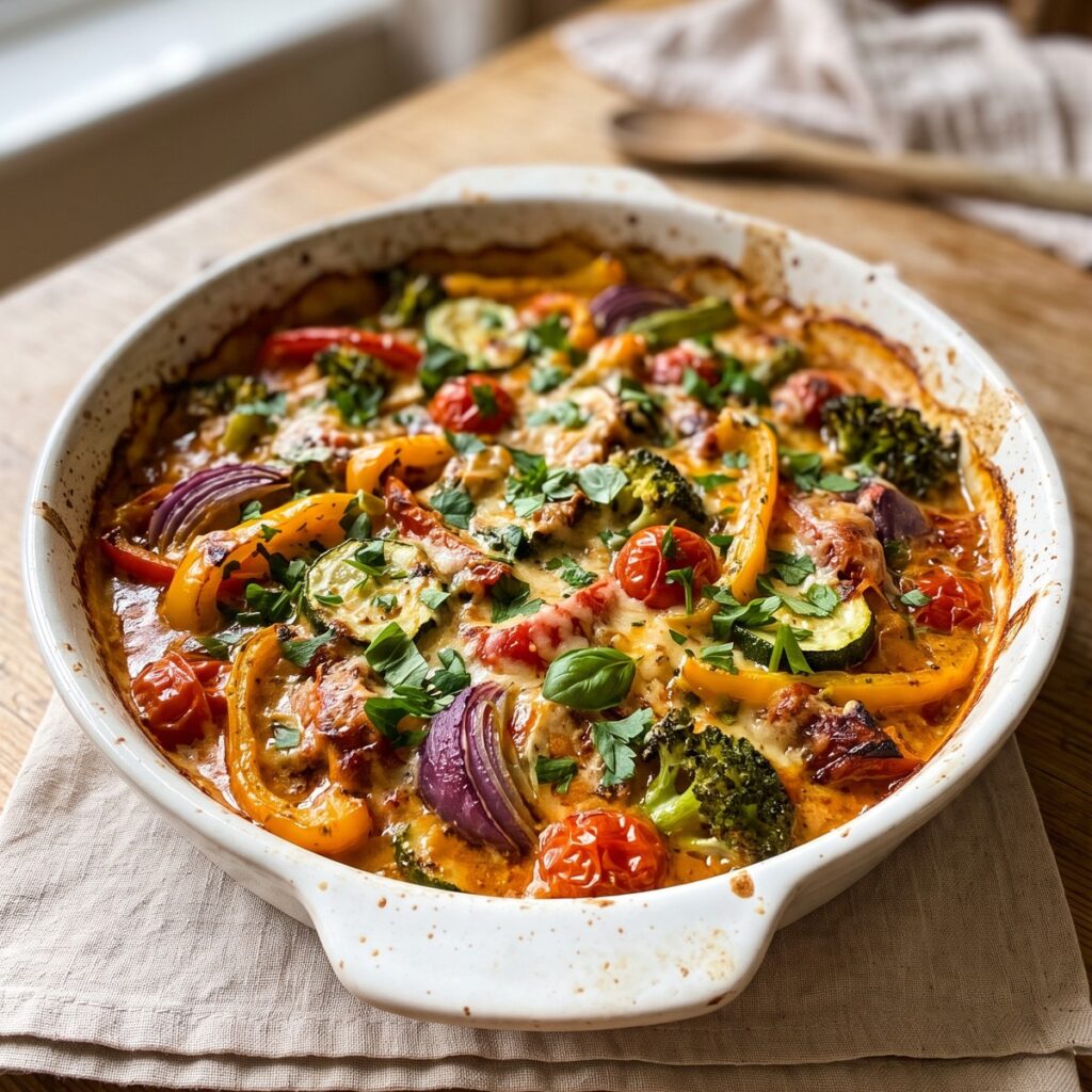 Marry Me Roasted Vegetable Bake