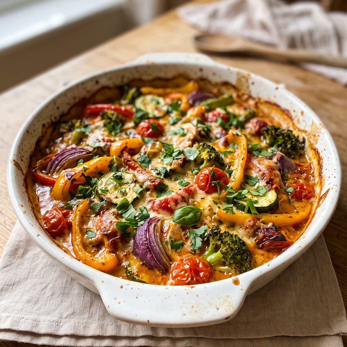 Marry Me Roasted Vegetable Bake